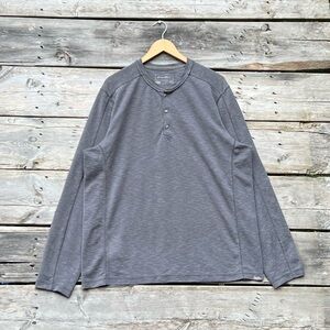 Eddie Bauer Gray Tencel Blend Active Long Sleeve Tee Men’s Size XL